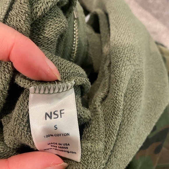 NSF camo sweatsuit jumpsuit - Picture 7 of 11